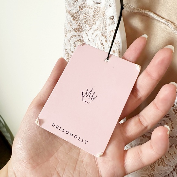 New Hello Molly Instant Double Take Maxi Dress Gown Lace 2 - Picture 7 of 11